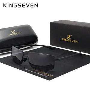 Sunglasses - Brand Design Men Driving Square Frame Polarized Sunglasses