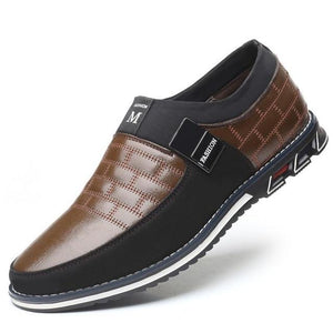 Shoes - New Arrival Fashion Men's Business Leather Casual Slip On Shoes（Buy 2 Get 10% off, 3 Get 15% off Now)