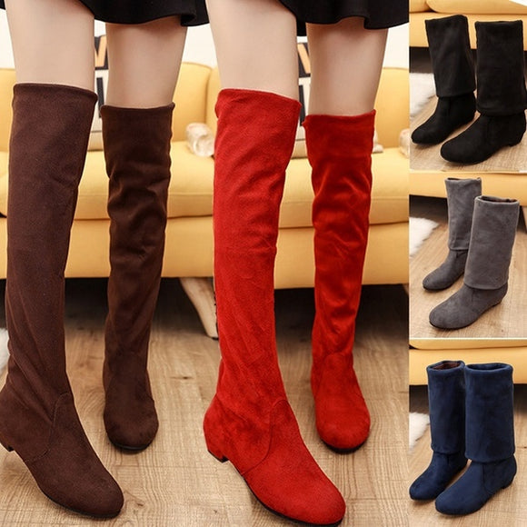 Shoes - Women's Fashion Over the Knee Boots