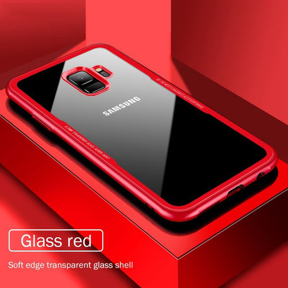 Phone Case - Luxury Tempered Glass Phone Case For Samsung NOTE 8 S9 S8/Plus S7Edge