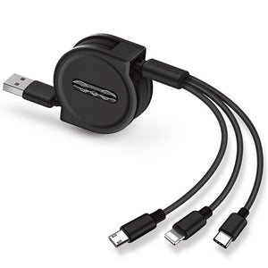 120cm 3 In 1 USB Charge Cable