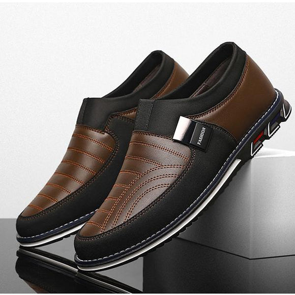 Casual Breathable Slip On Formal Business Walking Shoes