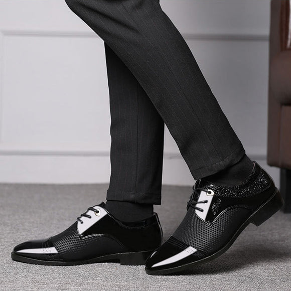 Kaaum Men's British Business Dress Shoes