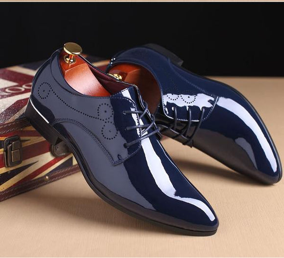 Shoes - 2019 New Patent Leather Men's Fashion Dress Shoes(BUY ONE GET ONE 20% OFF)