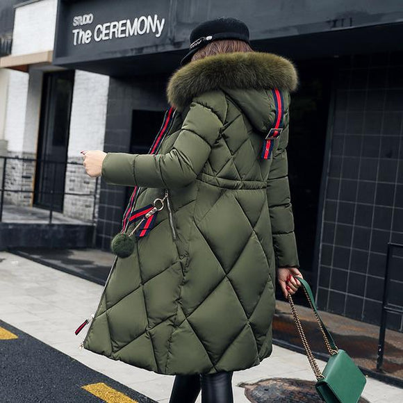 Women's Clothing - Women's Thickened Parka Slim Long Winter Jacket（Buy 2 Got 5% off, 3 Got 10% off Now)