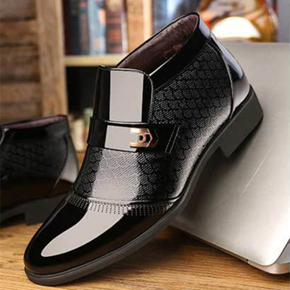 Men's Shoes - Fashion Leather Flat Dress Shoes