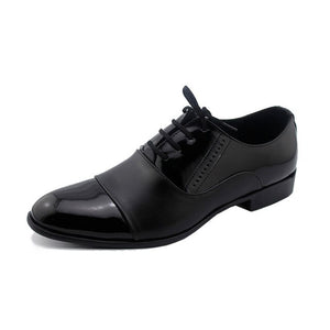 New Spring Autumn Fashion Men Shoes Patent Leather Men Dress Shoes