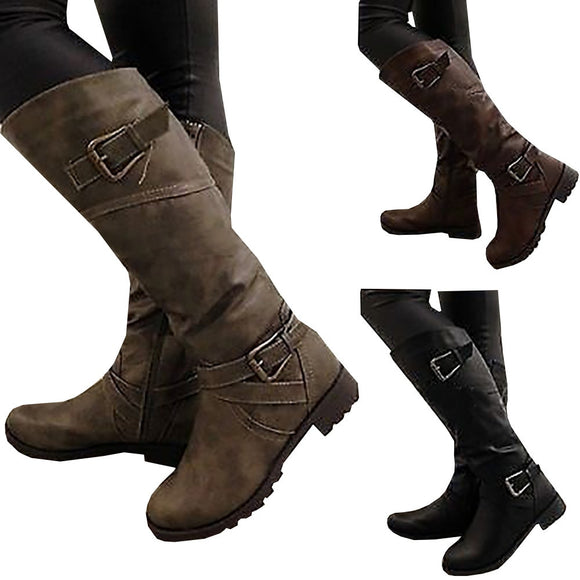 2018 Newest Simple Style Plus Size Boots