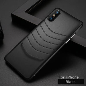 Phone Accessories - Luxury Ultra Thin Leather Skin PC Case For iPhone