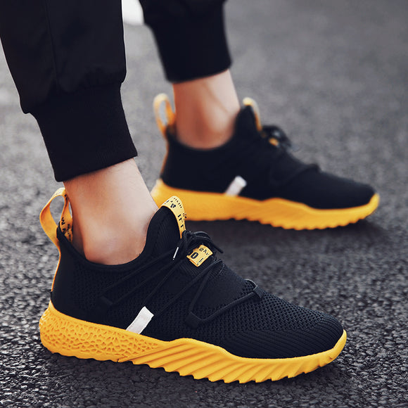 2019 New Casual Shoes Men Breathable Sneakers