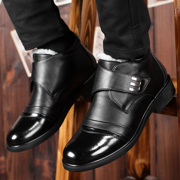 Shoes - 2019 New Men Leather Winter Boots