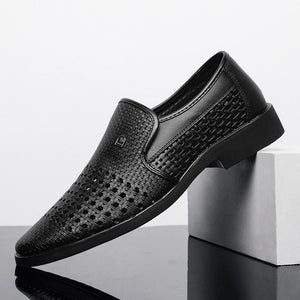 Shoes - 2020 Summer Men's Genuine Leather Soft Bottom Slip-On Shoes