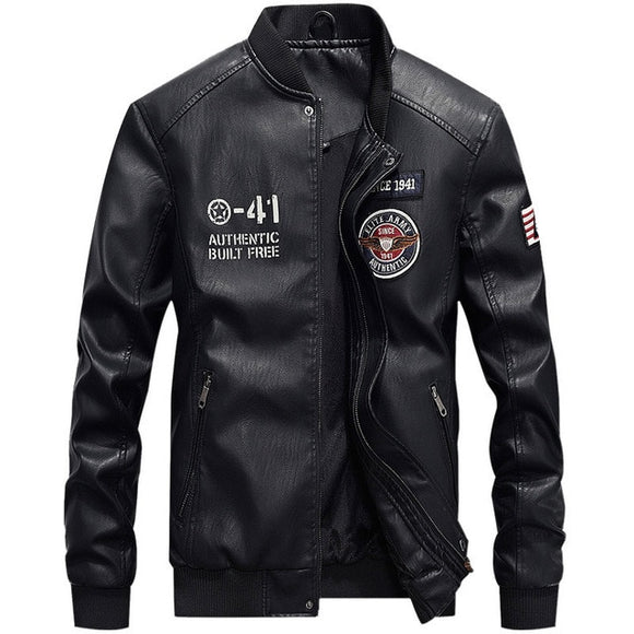 Men's Clothing - Winter Fashion Men's Motorcycle Leather Jacket