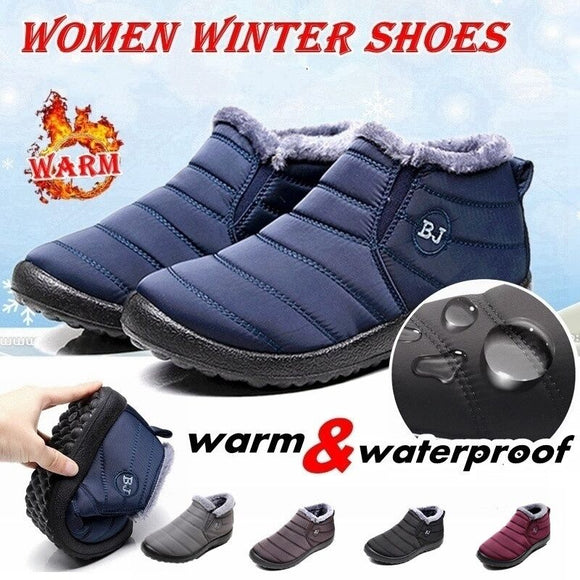 Kaaum 2020 Couple Winter Warm Cotton Boots
