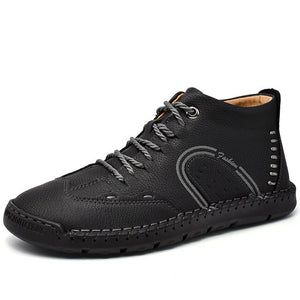 Kaaum Men's High Quality Leather Boots