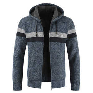 Kaaum Winter Thick Warm Hooded Cardigan Sweater Coat