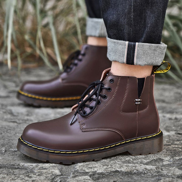 Kaaum New British Style Waterproof Chelsea Boots