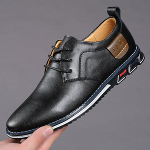 2020 Men's New Big Size Oxfords Leather Shoes