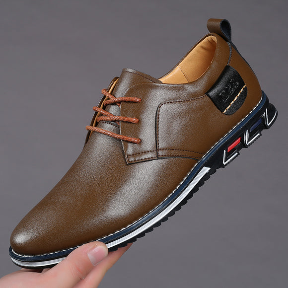 2020 Men's New Big Size Oxfords Leather Shoes