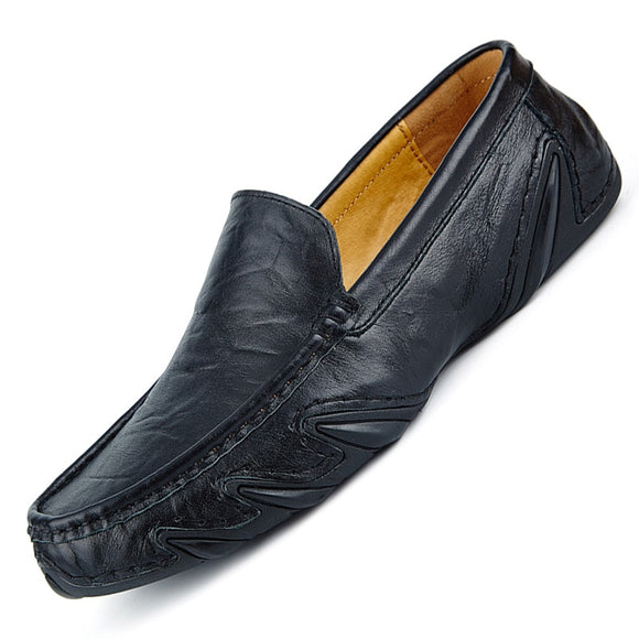 Men 2020 New Brand Quality Loafers Leather Shoes
