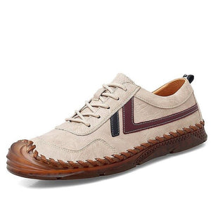 Kaaum Soft Cow Leather Large Size Daily Casual Shoes