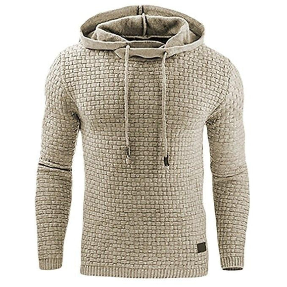 2020 New Hoodies Men Brand Male Plaid Hooded Sweatshirt