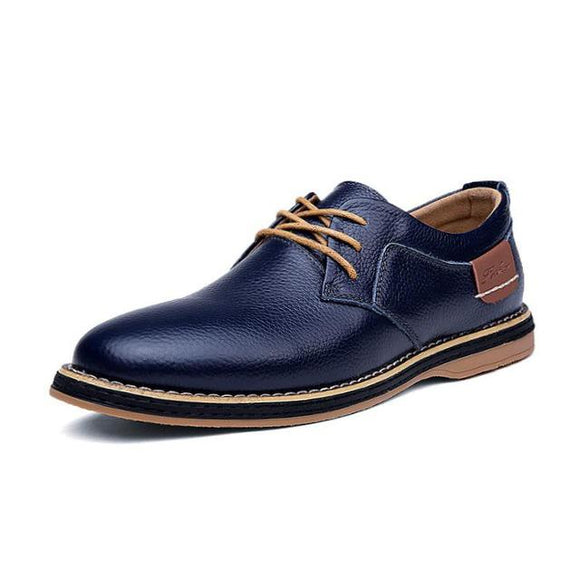 Kaaum New Men Oxford Genuine Leather Dress Shoes