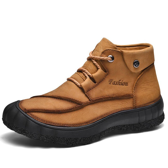 Kaaum New Men's Plush Warm Boots