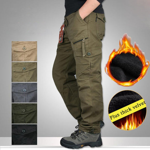 Kaaum Winter Tactical Pants Men Military Trousers