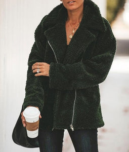 Kaaum Winter Fashion Teddy Coat