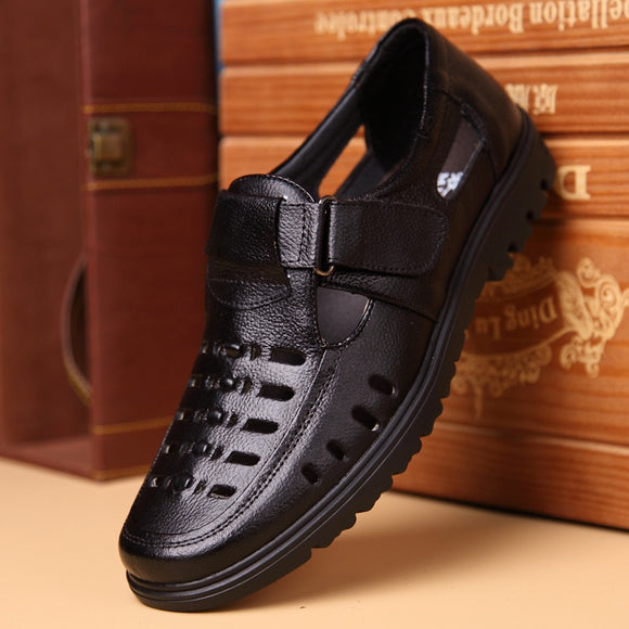 Kaaum Genuine Leather Summer Sandals