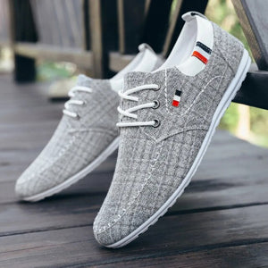 Men Sweat-absorbent Breathable Canvas Shoes