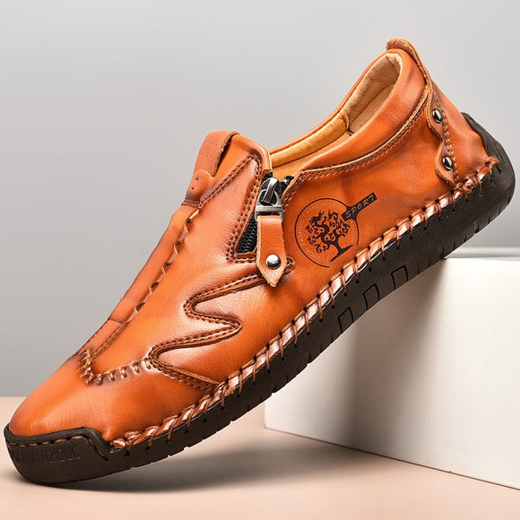 Handmade Men Leather Slip on Shoes