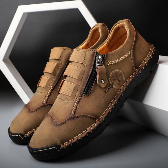 Kaaum Men's Genuine Leather Fashion Casual Shoes