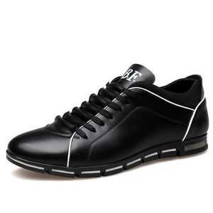 Shoes - Men Casual Fashion Leather Flat Shoes