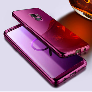 Phone Case - Luxury 360 Degree Plating Full Cover Shockproof Phone Case For Samsung Galaxy S9 S8 Plus S7 Edge