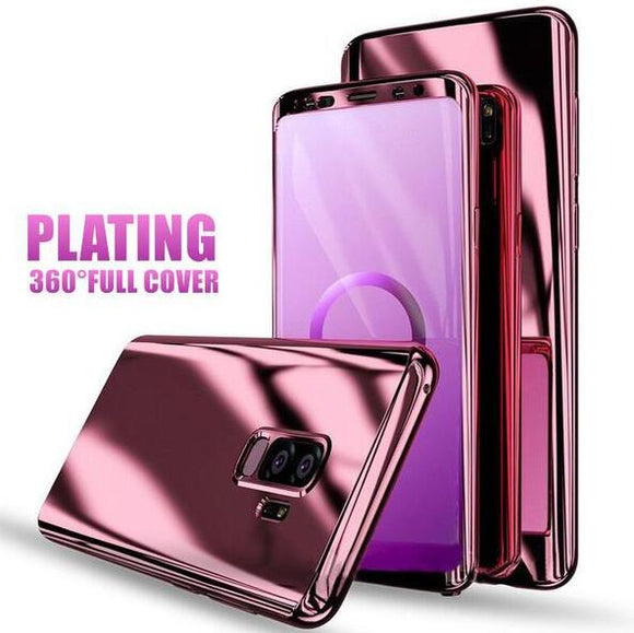 Phone Case - Luxury Ultra Thin Bling Mirror 360 Full Protection Cover For Samsung Note 8 S8 S8+ S7 S7Edge