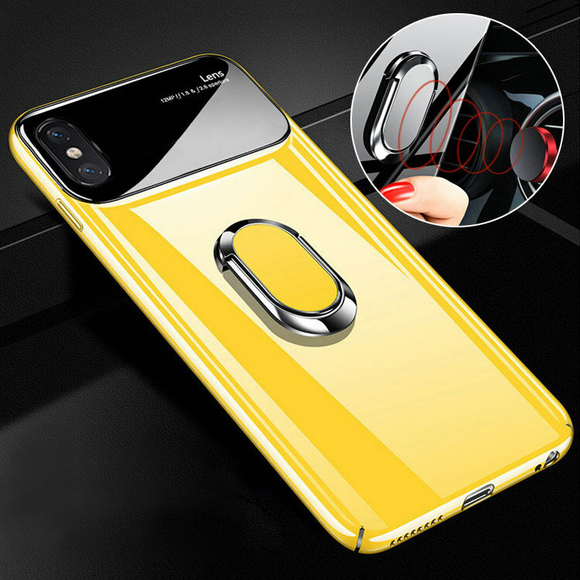 Luxury Smooth Mirror Magnetic Bracket Case