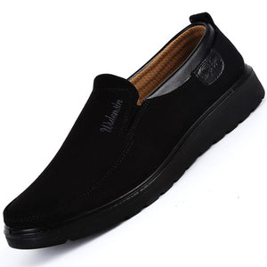2019 Men's Casual Comfortable Flat Slip On Leather Shoes