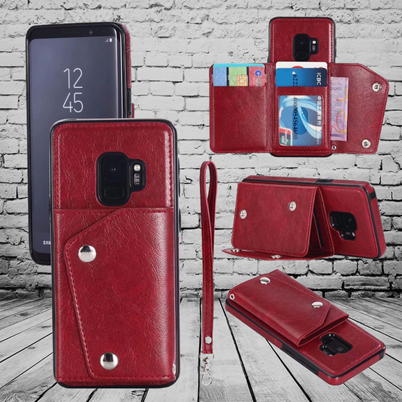 2019 Wallet Flip Leather Case For Samsung Galaxy S7 Edge S8 S9 Plus Note 8 9
