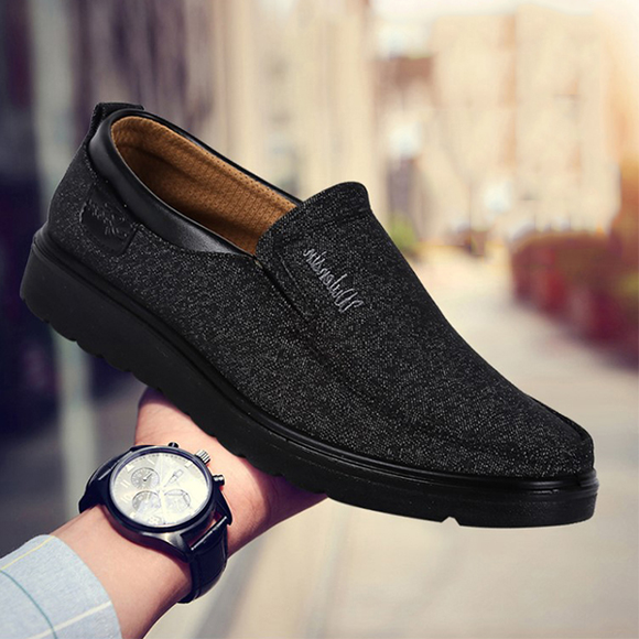 2019 Men's Casual Comfortable Flat Slip On Leather Shoes