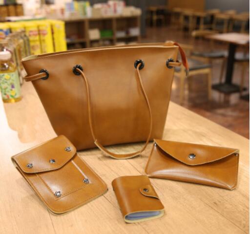 Bags - 4 Pcs/set Composite Bags Handbag Women Shoulder Bags
