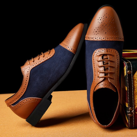 Men's Shoes - 2019 New arrival Men's Fashion Business Dress Genuine Leather Shoes