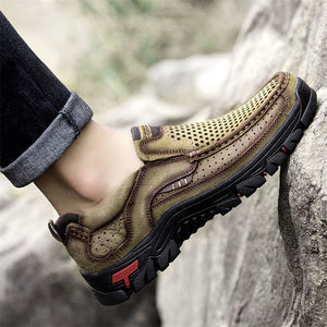 Shoes - 2020 Breathable Spring Summer Genuine Leather Casual Men Shoes