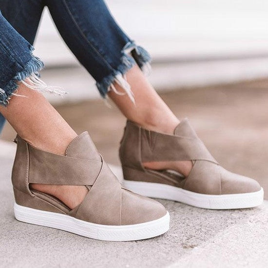Shoes - Fashion Women's Wedges Platform Sneakers（Buy 2 Get 10% off, 3 Get 20% off Now)