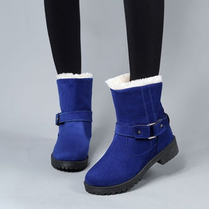 Shoes - Fashion Plus Size Women's Snow Boots
