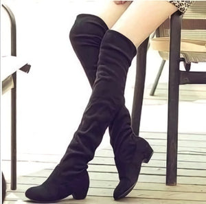 Shoes - Women's Fashion Over the Knee Boots