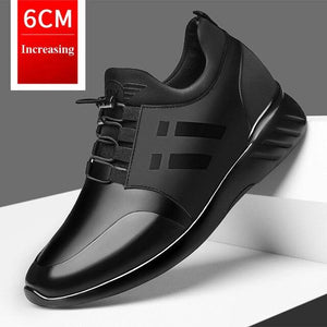 Kaaum Men's Increasing 6CM/8CM Sneakers Soft Moccasins Shoes