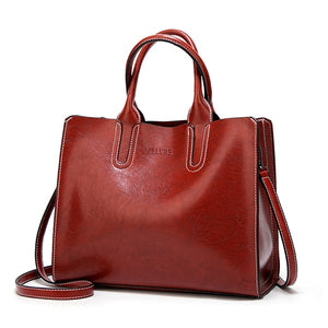 Luxury Casual Leather Large Spanish Handbag Shoulder Bag