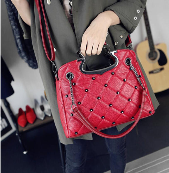 Fashion Winter PU Leather Shoulder Bags